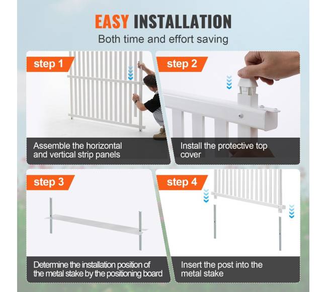 Vinilinės privatumo tvoros panelės 122 cm x 122 cm5