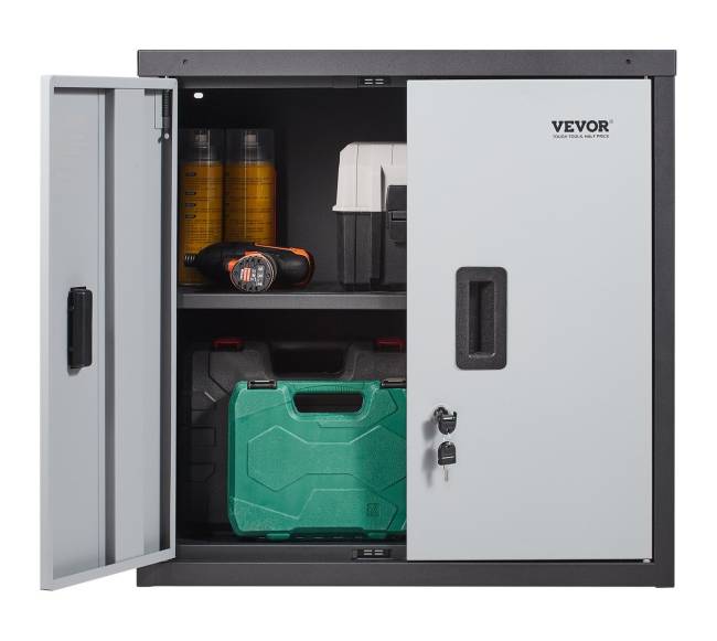 Sulankstoma sieninė spintelė, metalinė garažo spinta0