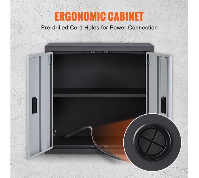 Sulankstoma sieninė spintelė, metalinė garažo spinta4