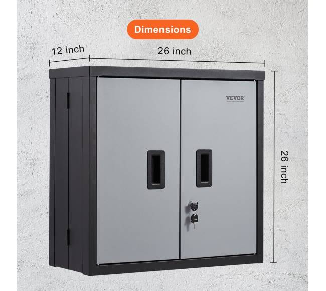 Sulankstoma sieninė spintelė, metalinė garažo spinta6