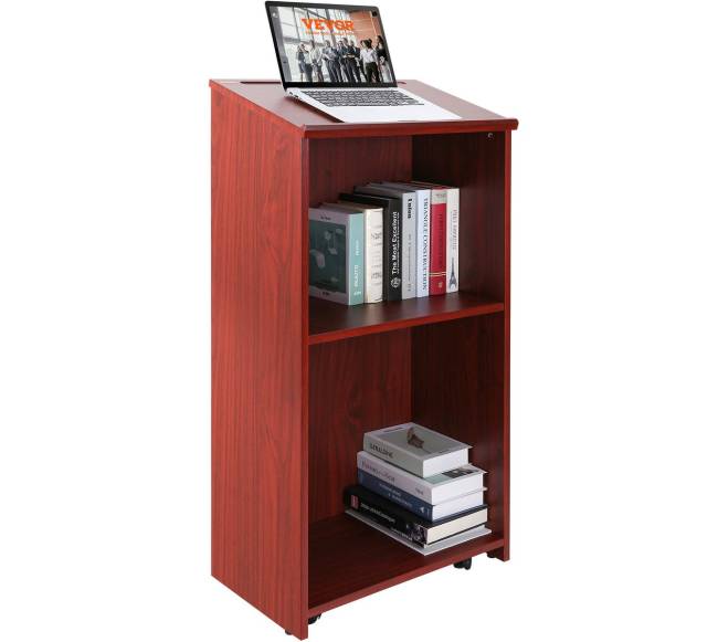 medinis tribūnos stovas su ratukais0