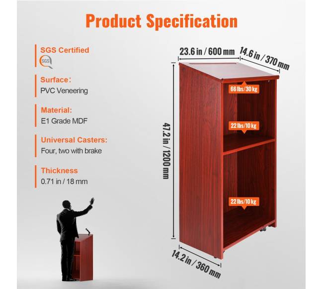 medinis tribūnos stovas su ratukais6