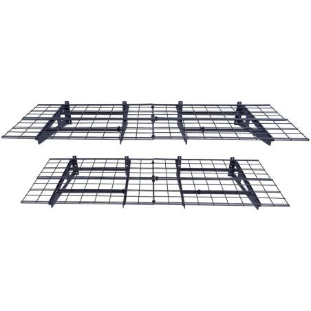 Pakabinamos garažo lentynos, 2 vnt, 183 x 61 cm, 454 kg0