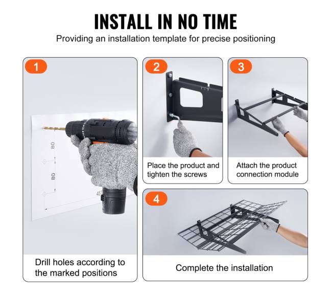 Pakabinamos garažo lentynos, 2 vnt, 183 x 61 cm, 454 kg3