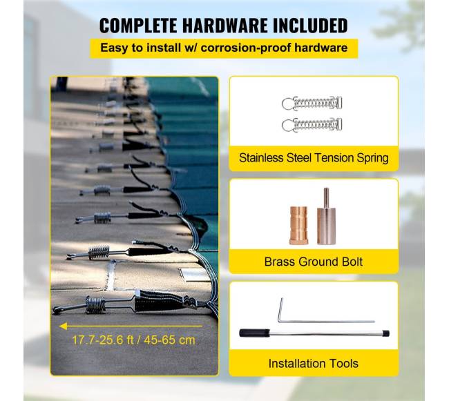 Baseino dangtis 16x30 pėdų stačiakampiams baseinams4