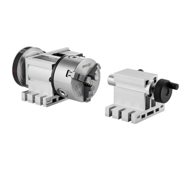 Indeksavimo padalymo galvutė su 3 žandų griebtuve CNC9