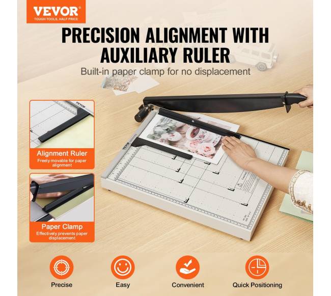 guolotinos tipo popieriaus pjaustytuvas, 45 cm pjūvis1