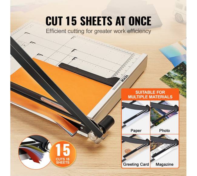 guolotinos tipo popieriaus pjaustytuvas, 45 cm pjūvis2