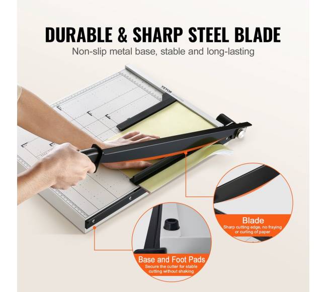 guolotinos tipo popieriaus pjaustytuvas, 45 cm pjūvis4