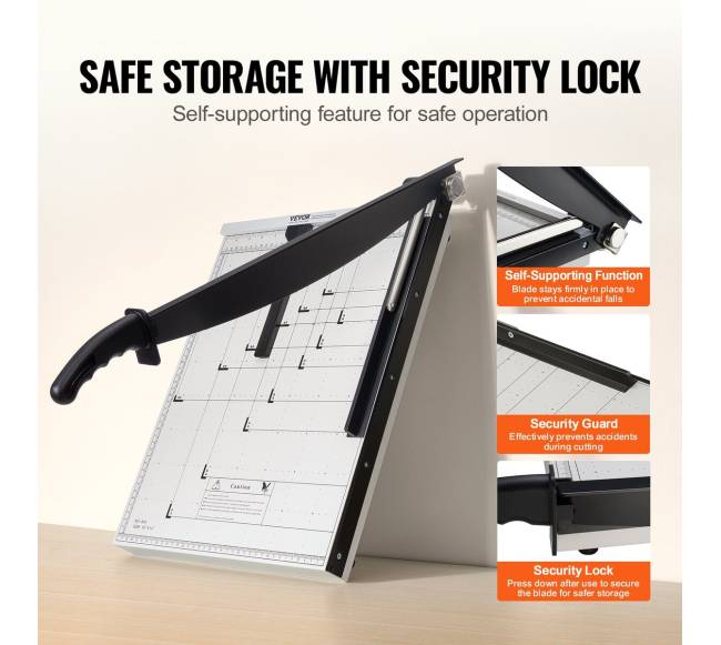 guolotinos tipo popieriaus pjaustytuvas, 45 cm pjūvis5