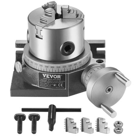 Rotacinis stalas frezavimo staklėms, 100 mm0