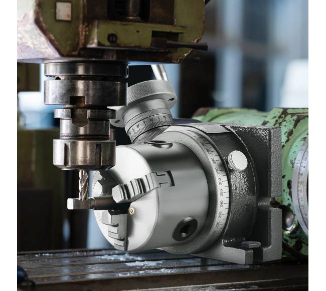 Rotacinis stalas frezavimo staklėms, 100 mm7