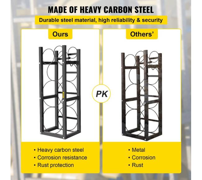 Šaldymo agentų cilindrų laikiklis su 2 dideliais ir 3 mažais2