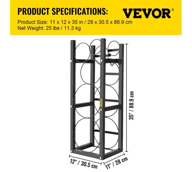 Šaldymo agentų cilindrų laikiklis su 2 dideliais ir 3 mažais6