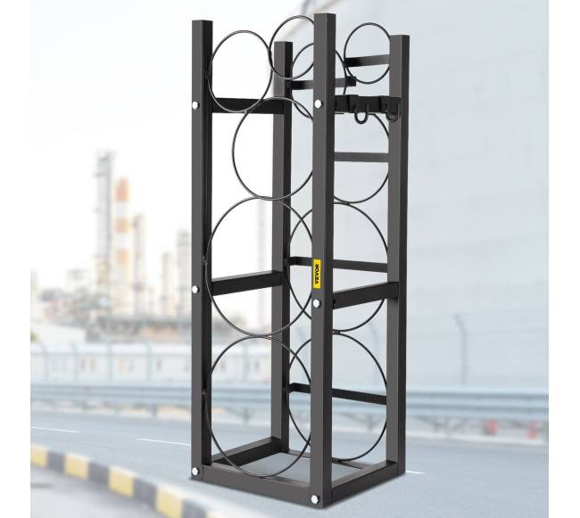 Šaldymo agentų cilindrų laikiklis su 2 dideliais ir 3 mažais7