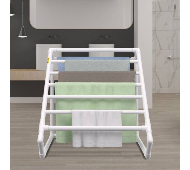 Lauko PVC rankšluosčių laikiklis su 8 strypais7