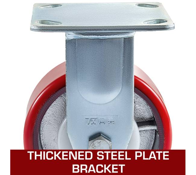 4 ratų 6 x 5 cm ritinėliai su stabdžiu4