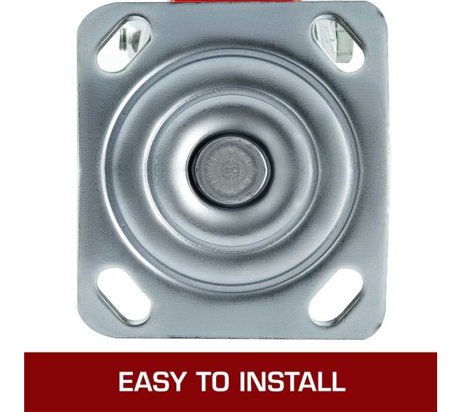 4 ratų 6 x 5 cm ritinėliai su stabdžiu5