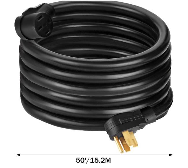 15.2 m 8AWG keturialaitis RV prailginimo laidas7