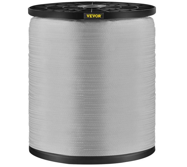 567 kg poliesterinė traukimo juosta, 961 m x 12,7 mm0