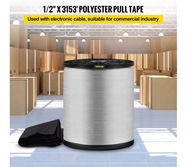 567 kg poliesterinė traukimo juosta, 961 m x 12,7 mm1