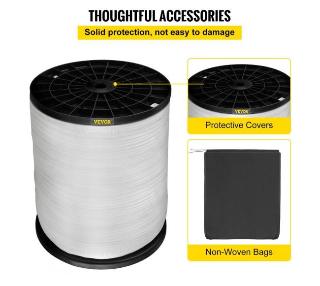 567 kg poliesterinė traukimo juosta, 961 m x 12,7 mm4