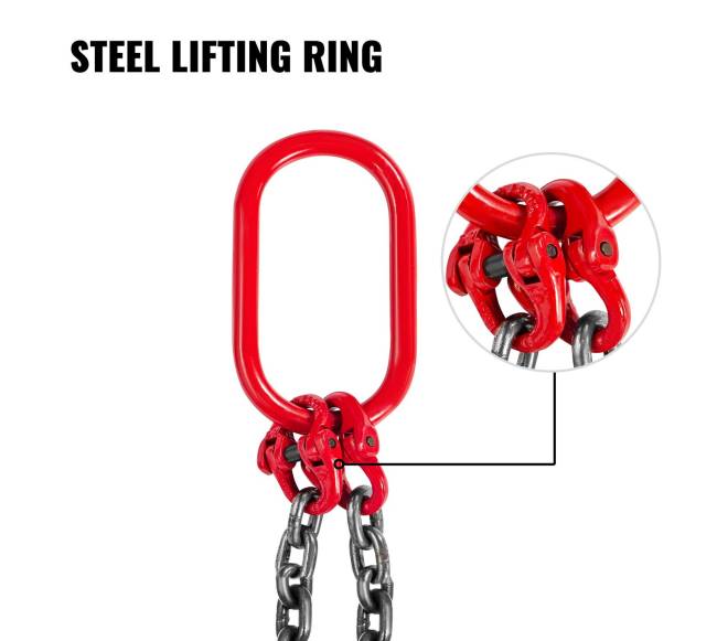 5 pėdų grandinė su kabliais 4 tonų5