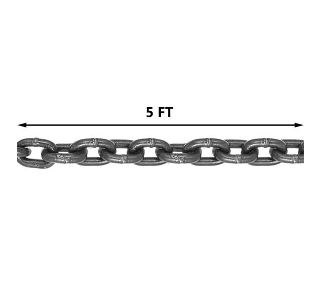 5 pėdų grandinė su kabliais 4 tonų7