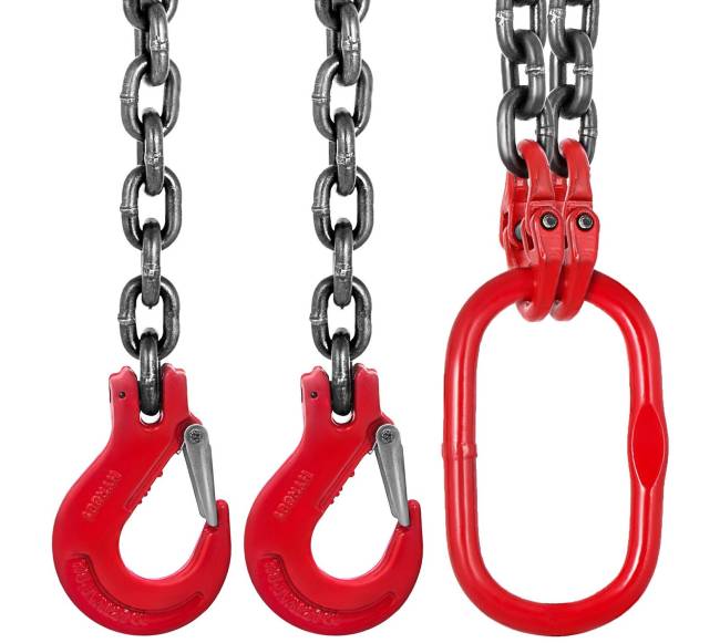 5 pėdų grandinė su kabliais 4 tonų9