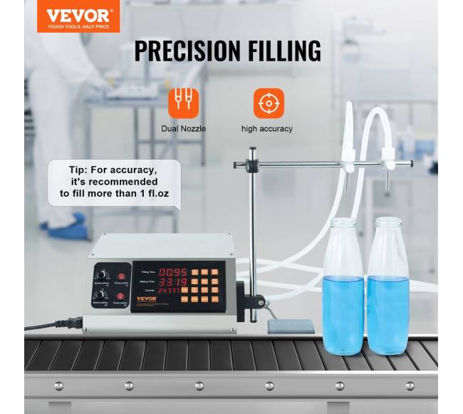 Automatinė dvigubo antgalio skysčio pylimo mašina1