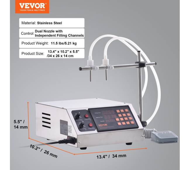Automatinė dvigubo antgalio skysčio pylimo mašina6