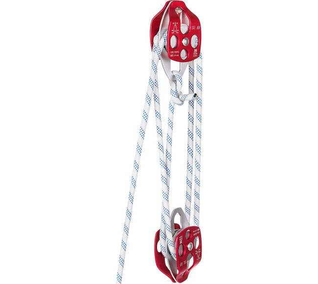 Dvigubas skriemulys su virve iki 46m0