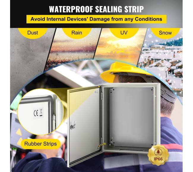 NEMA plieninė dėžutė 50 x 40 x 15 cm3