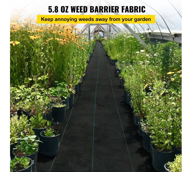 Piktžolių barjeras, geotekstilė sodui 0,9x91,4 m1