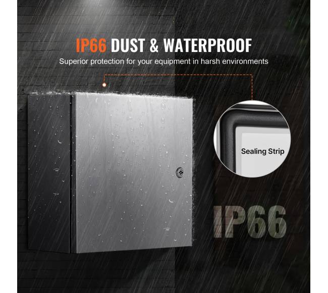 NEMA nerūdijančio plieno dėžė 30 x 30 x 20 cm3