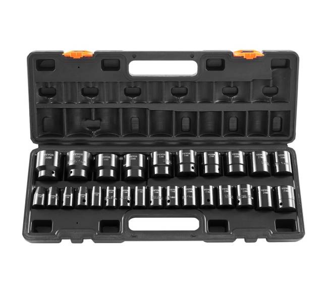 smūginis galvučių rinkinys, 26 vnt., 10-36 mm0