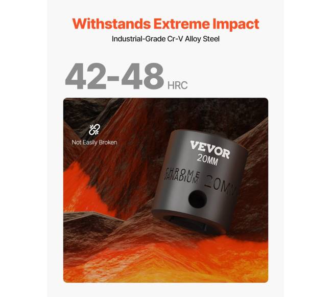 smūginis galvučių rinkinys, 26 vnt., 10-36 mm1