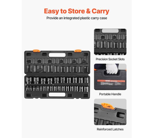 smūginis galvučių rinkinys, 26 vnt., 10-36 mm5