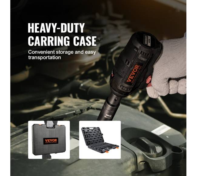 12" smūginiai galvučių rinkinys, 65 vnt.5