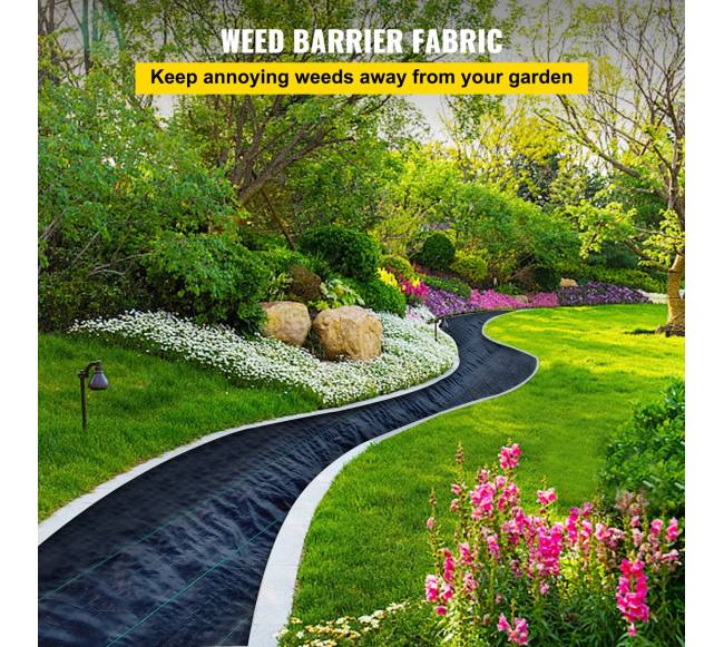 Piktžolių barjerinė geotekstilė 1.8 x 76 m1