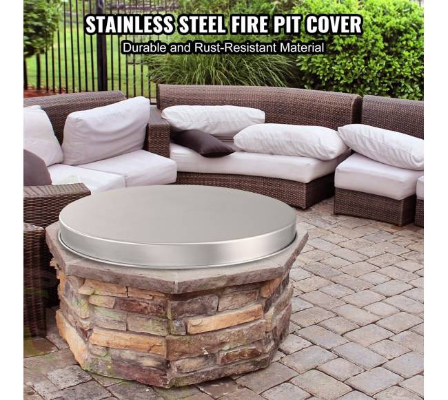 Lauko židinio dangtis iš nerūdijančio plieno1