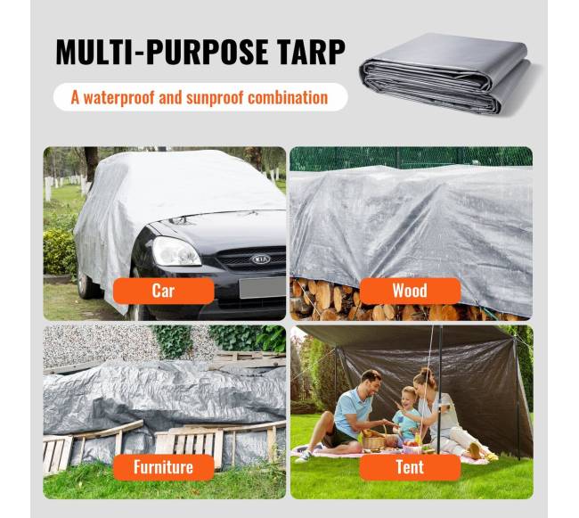 Atspari vandeniui brezentinė danga 16x20 pėdų5