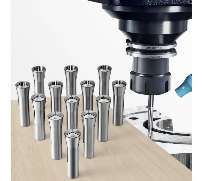 13 dalių R8 frezos rinkinys 3-22 mm7