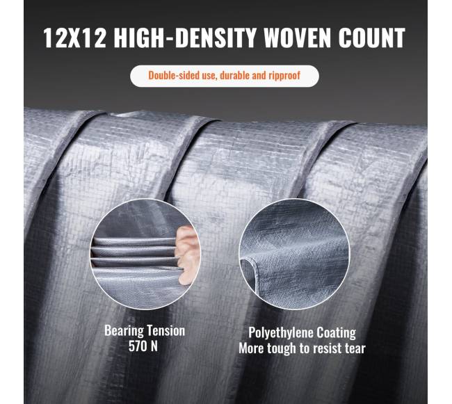 Vandeniui atsparus tentas 6x9 m sidabrinisrudas3