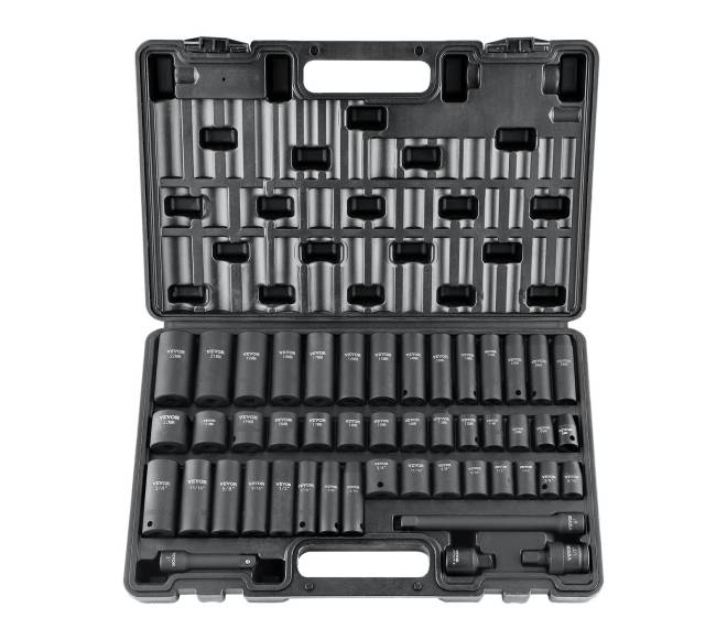 38" smūginis galvučių rinkinys, 48 dalys8