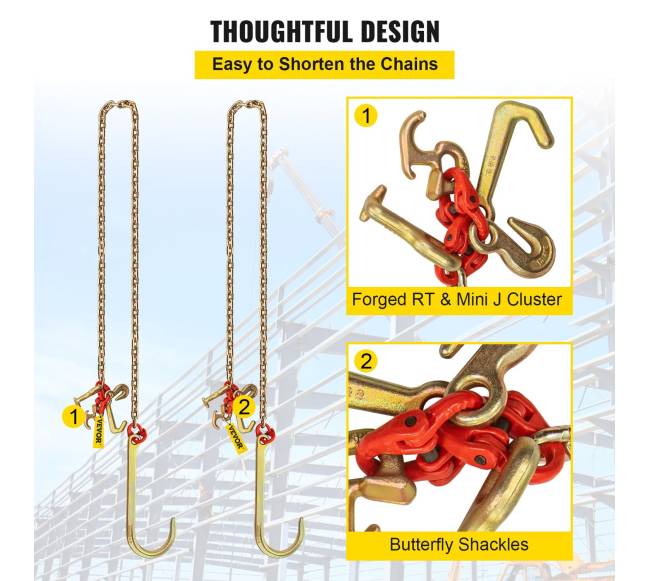 J formos gervės grandinė su kabliais2