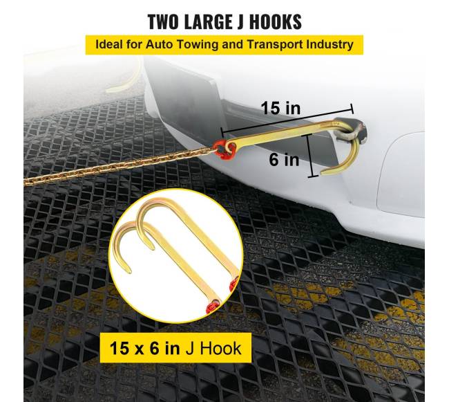 J formos gervės grandinė su kabliais3