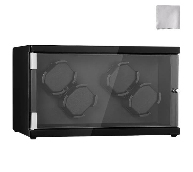 Automatinių laikrodžių laikiklis su dviem motorais8