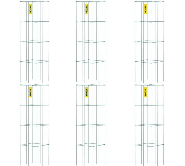 Pomidorų narveliai iš plieno su PVC danga0