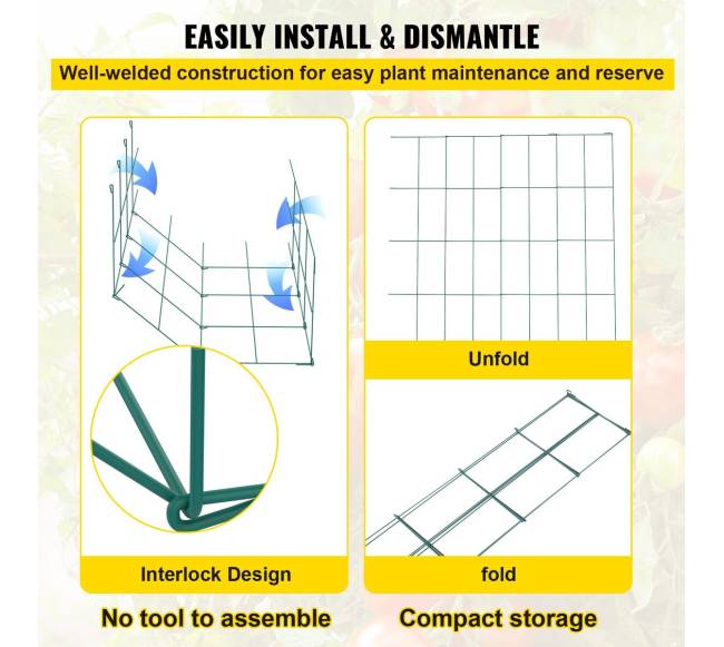 Pomidorų narveliai iš plieno su PVC danga5